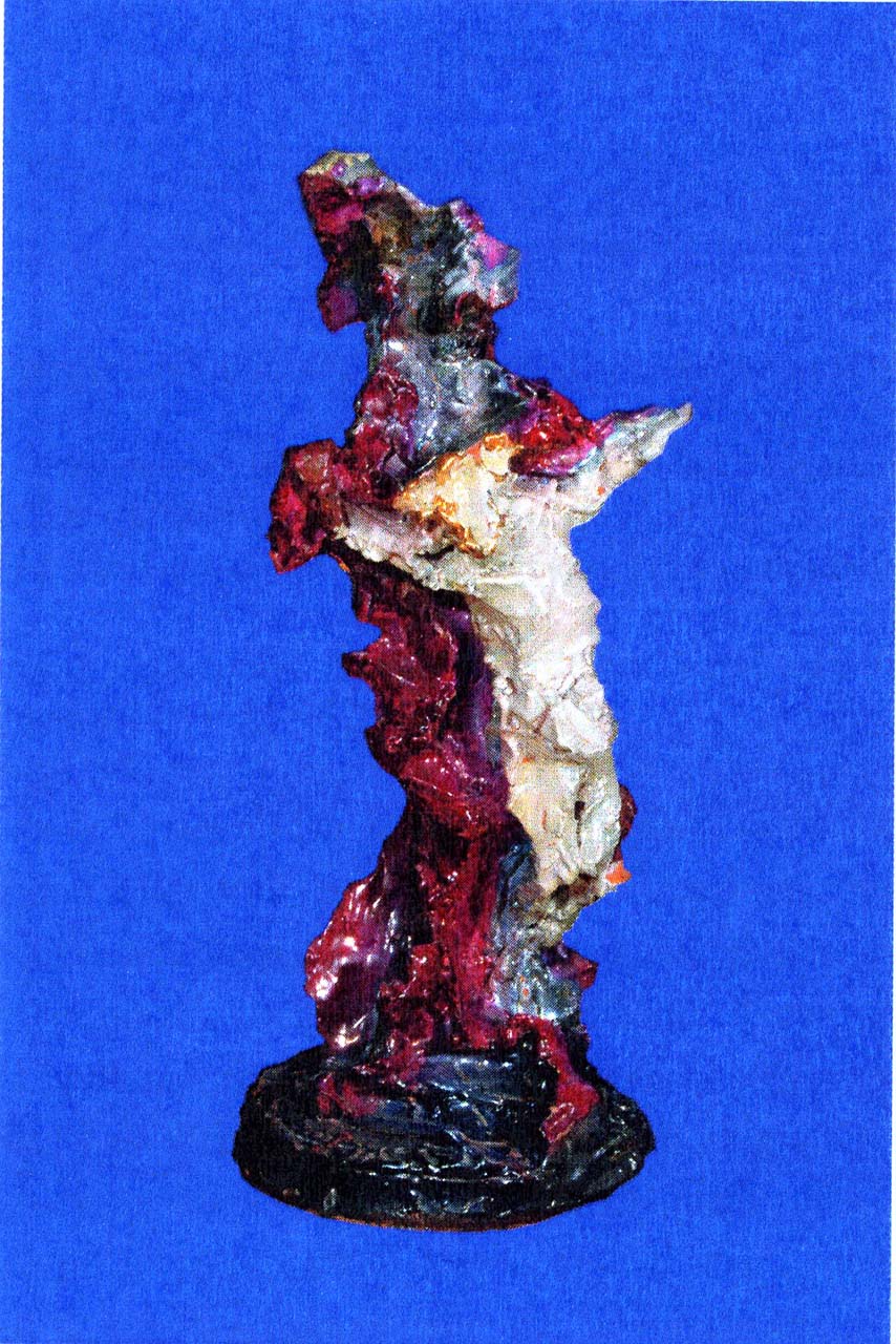 Cristo sulla croce (scultura) di Fontana Lucio (metà sec. XX)