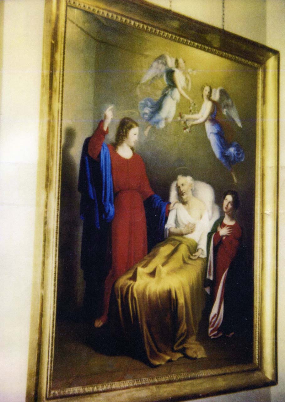 morte di San Giuseppe (dipinto) di Giovannetti Raffaello (sec. XIX)