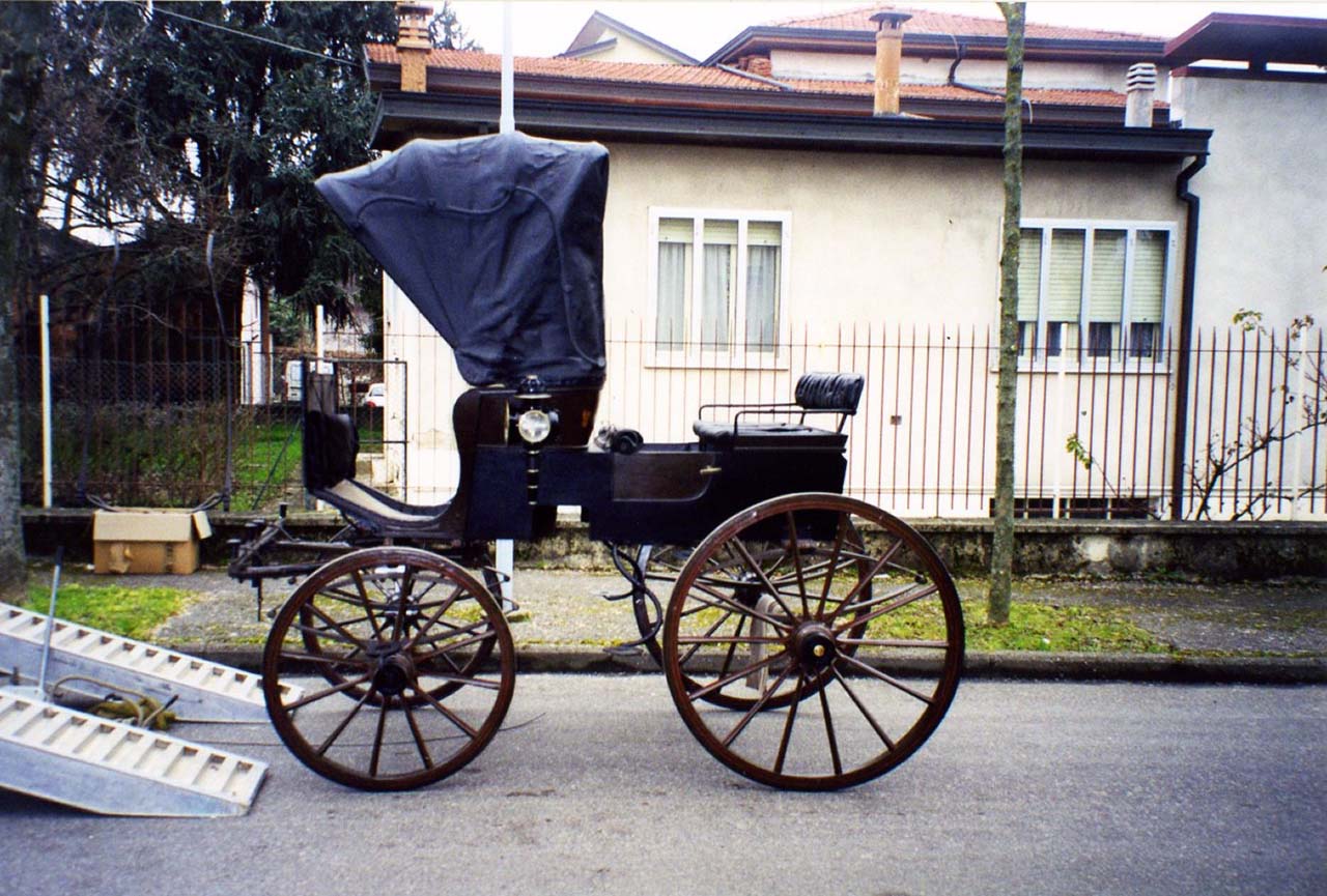 carrozza - produzione Italia centro-settentrionale (ultimo quarto sec. XIX)