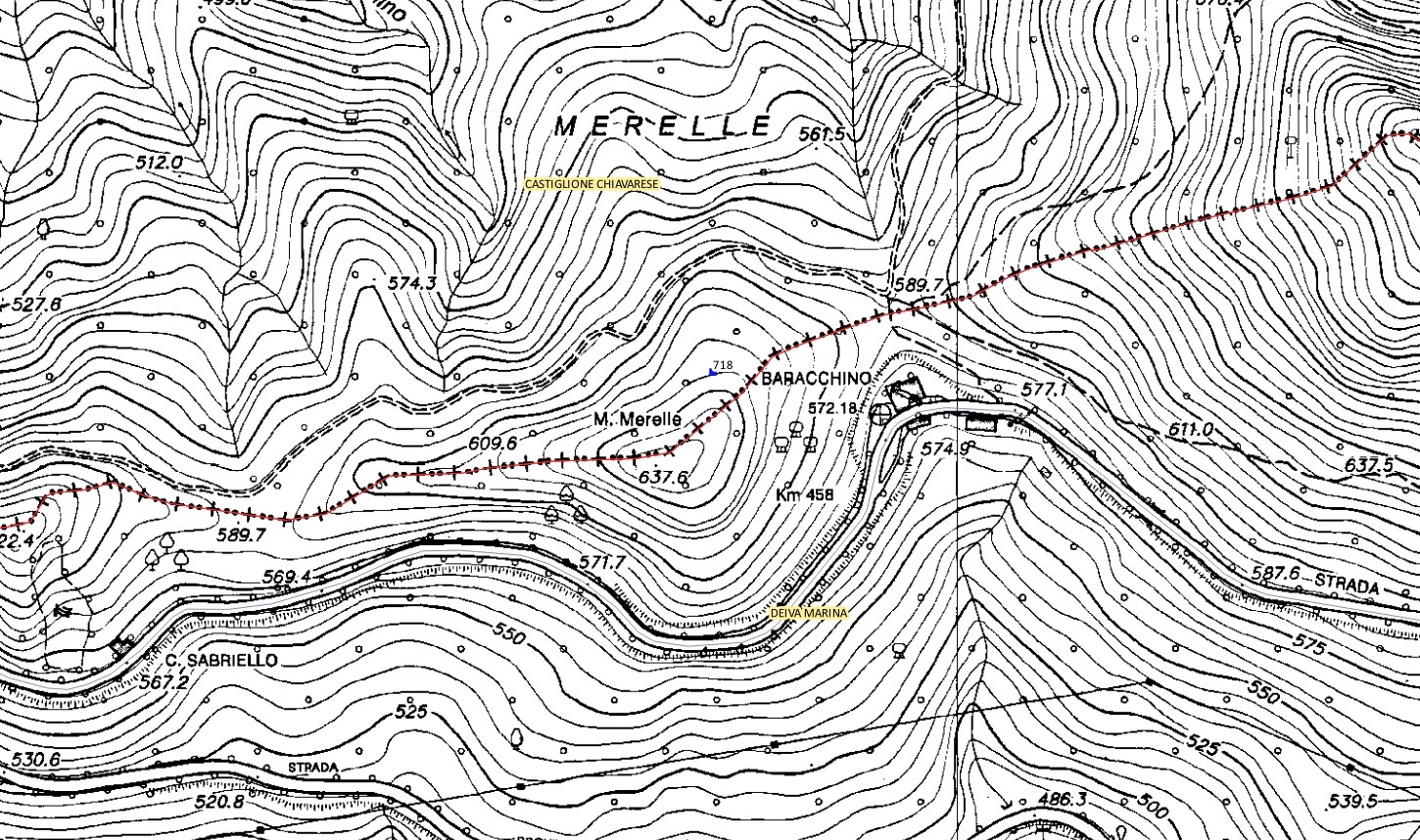 Rocche Negre (insediamento, tracce di insediamento) - Castiglione Chiavarese (GE)  (PERIODIZZAZIONI/ PROTOSTORIA/ Età del Ferro)