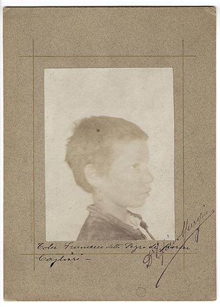 Murgia, Efisio -Carrara, Mario - Ritratti fotografici - Delinquenza, Minori - Antropologia - Antropologia Criminale (positivo) di Murgia, Efisio (attribuito), Carrara, Mario (fine XIX-XX)