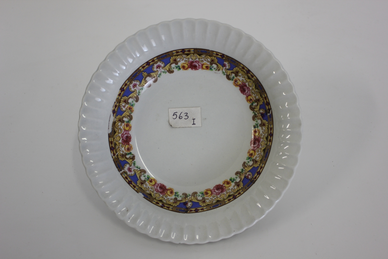 piatto da gelato, opera isolata - ambito friulano (seconda metà sec. XX)