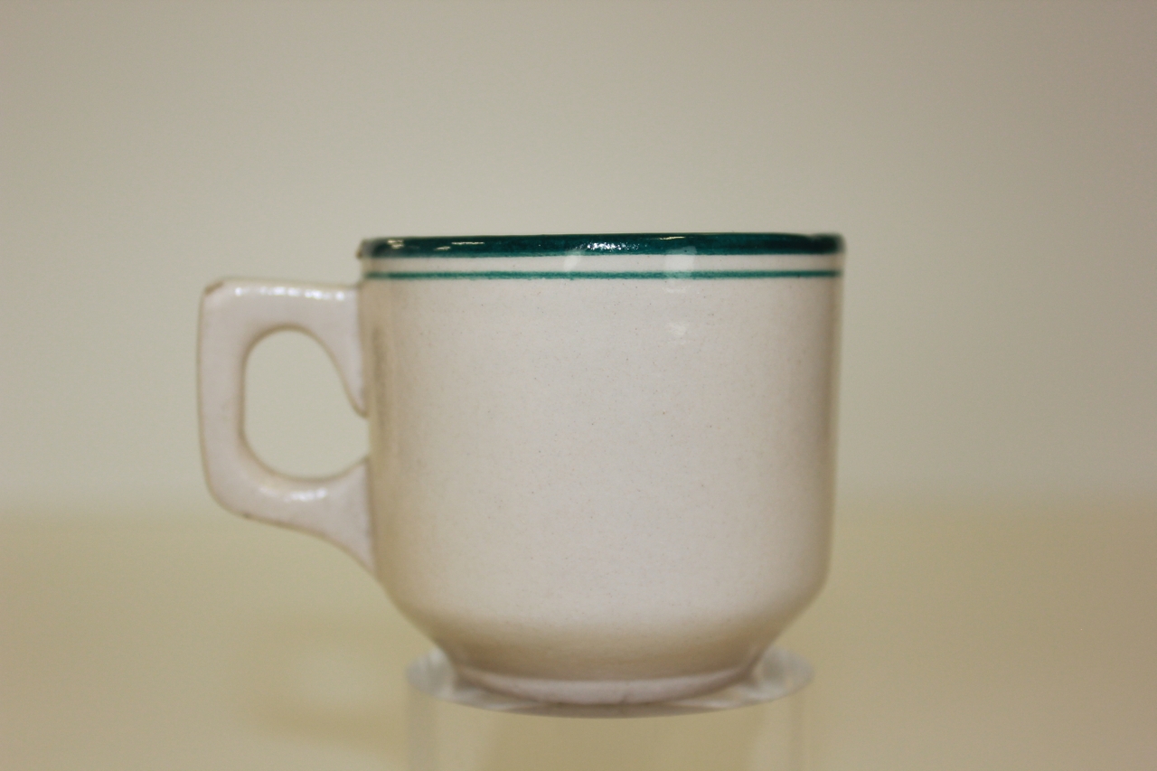 tazzina da caffe', opera isolata - ambito italiano (seconda metà sec. XX)