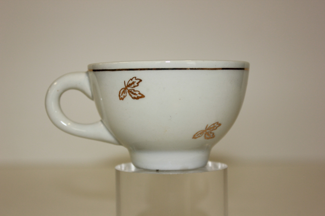 tazzina da caffe', opera isolata - ambito friulano (metà sec. XX)