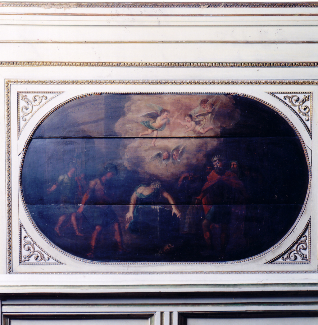 decapitazione di Santa Caterina, decapitazione di Santa Caterina (dipinto, serie) - ambito tardo-manierista siciliano (prima metà XVII)
