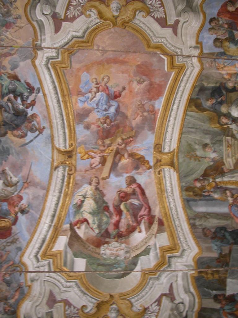 trionfo della Croce (dipinto, opera isolata) di Tancredi Filippo (attribuito) (ultimo quarto XVII)