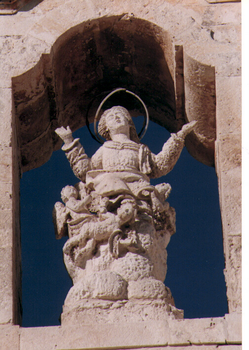 Madonna Assunta con angeli (statua) - ambito Italia meridionale (sec. XVIII)