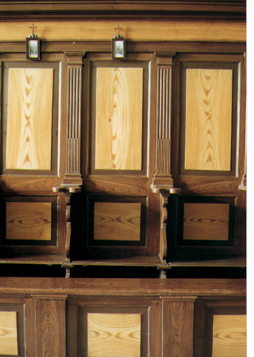 stalli del coro - ambito francescano (sec. XIX)