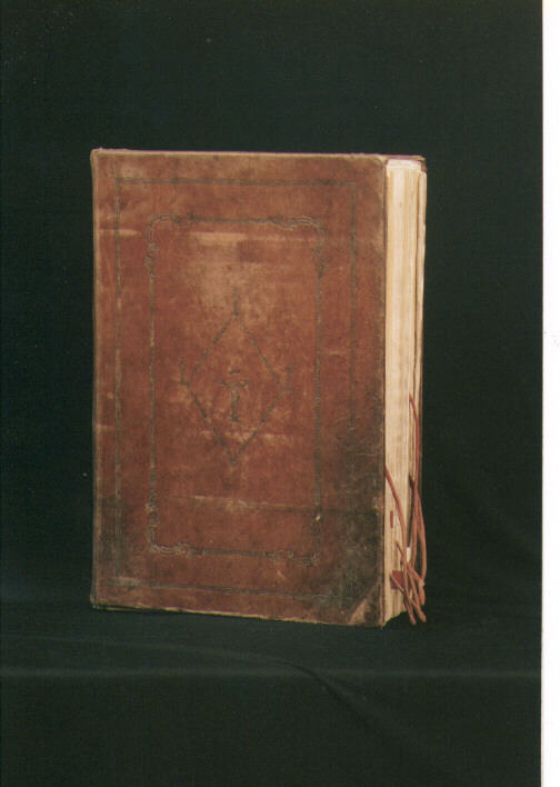 Cristo crocifisso (coperta di libro liturgico) - ambito napoletano (sec. XIX)