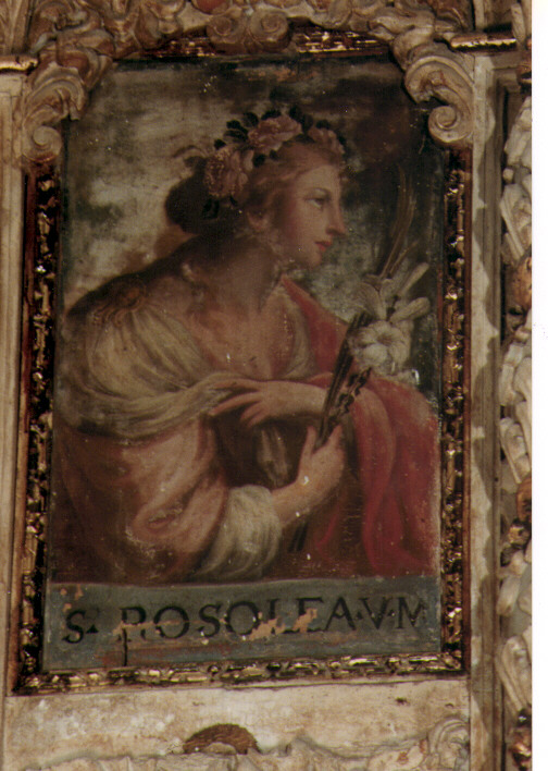 Santa Rosalia Vergine e Martire, Santa Rosalia (dipinto) - ambito Italia meridionale (sec. XVIII)
