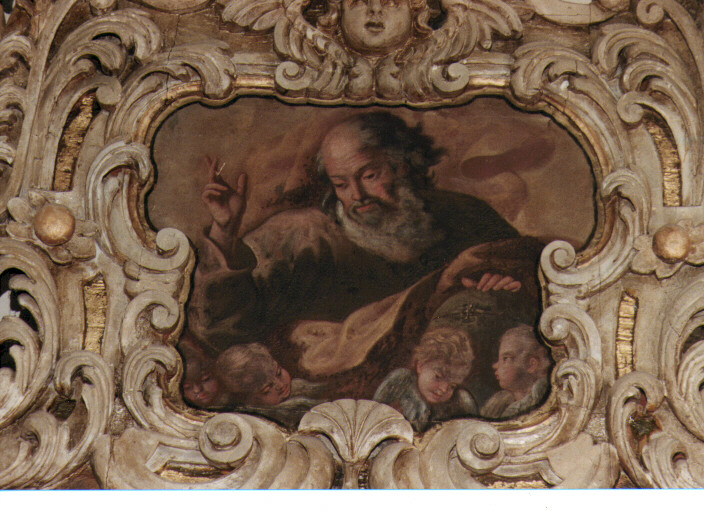 Dio Padre benedicente (dipinto) - ambito Italia meridionale (sec. XVIII)