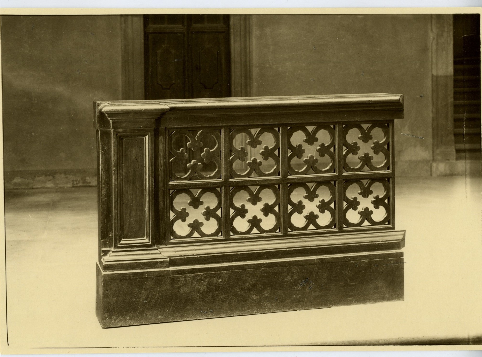 balaustrata/parte (positivo) di anonimo (prima metà XX)