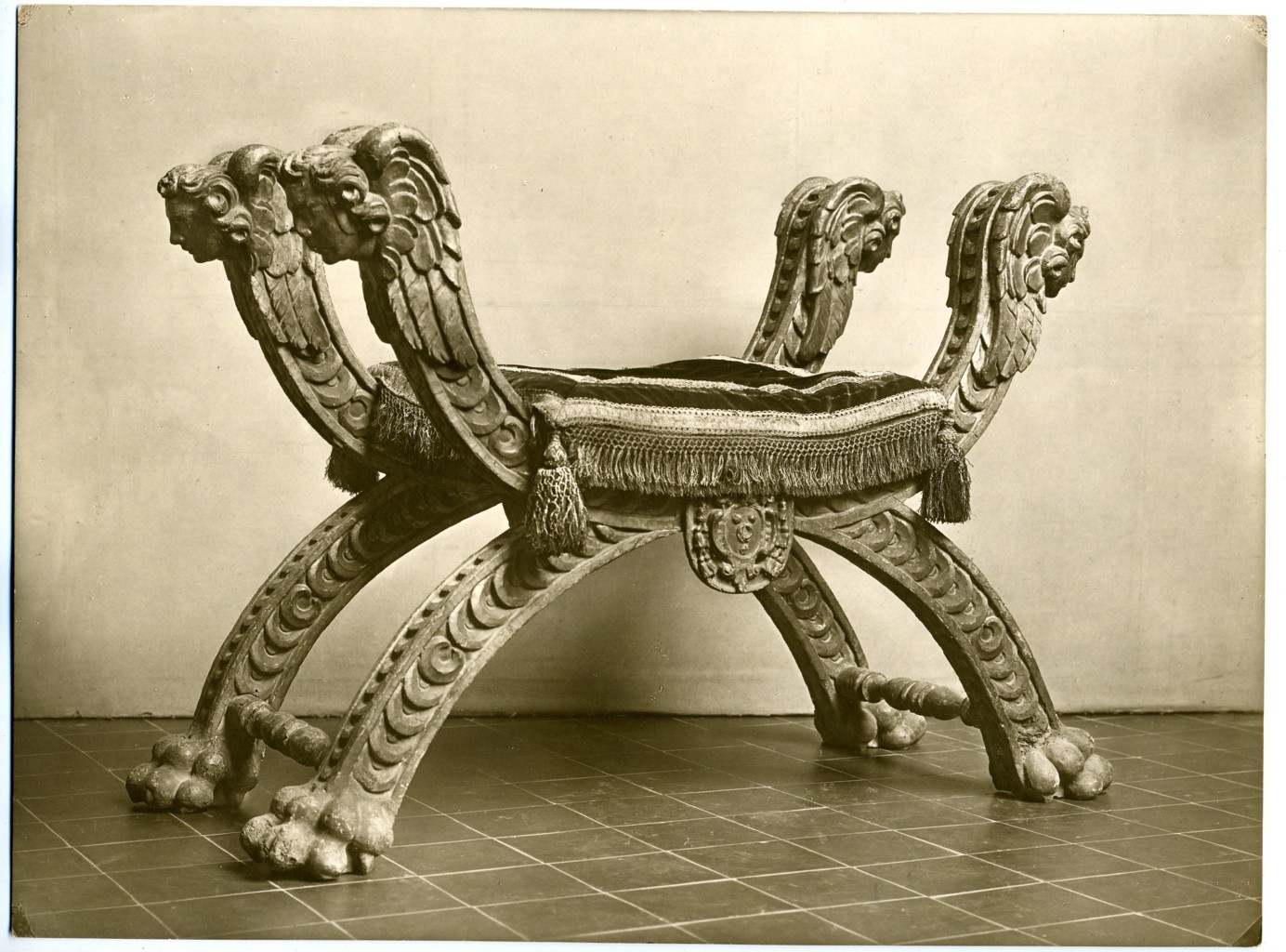 faldistorio (positivo) di anonimo (prima metà XX)