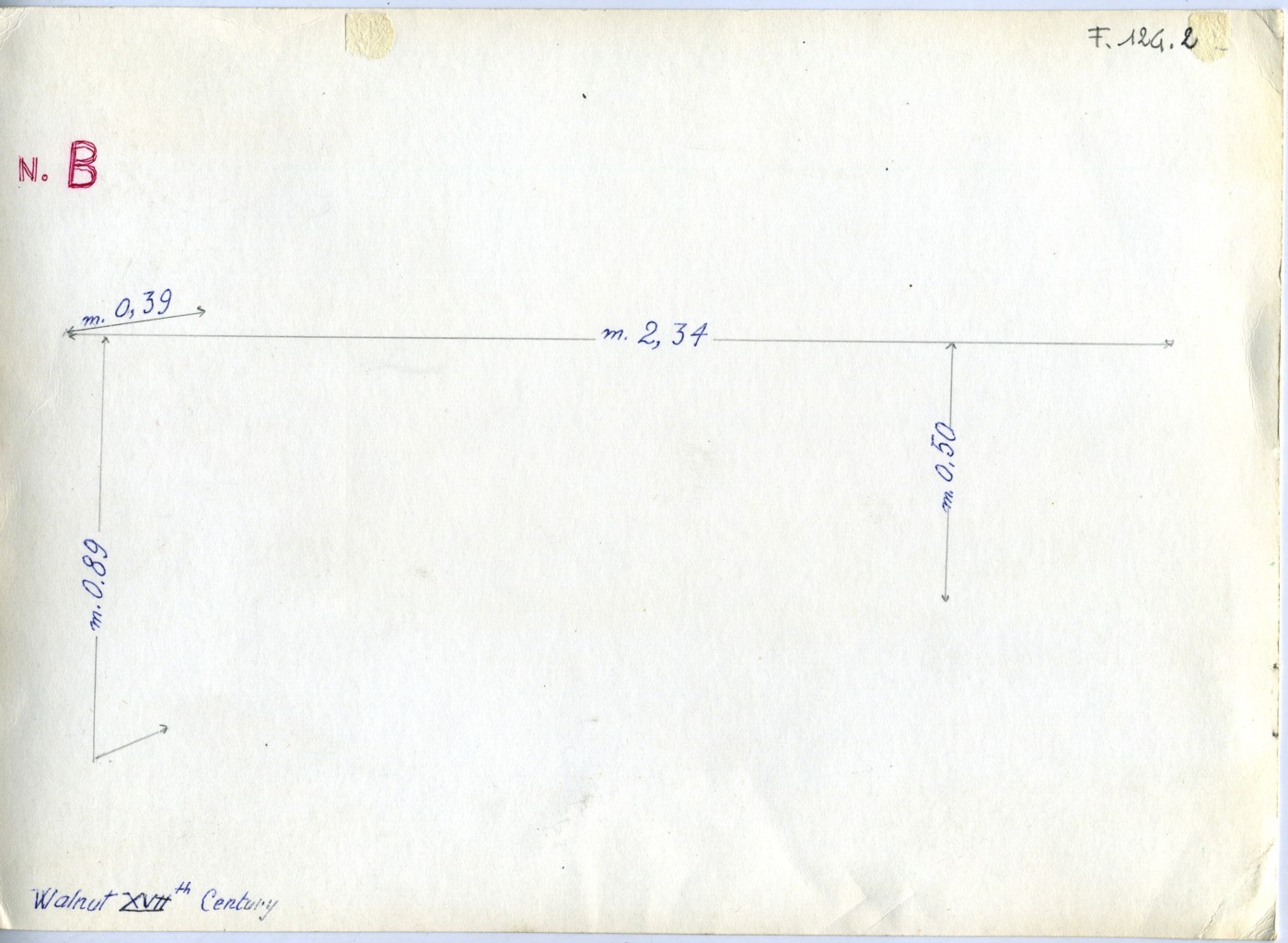 credenza da sacrestia/alzata (positivo) di anonimo (prima metà XX)