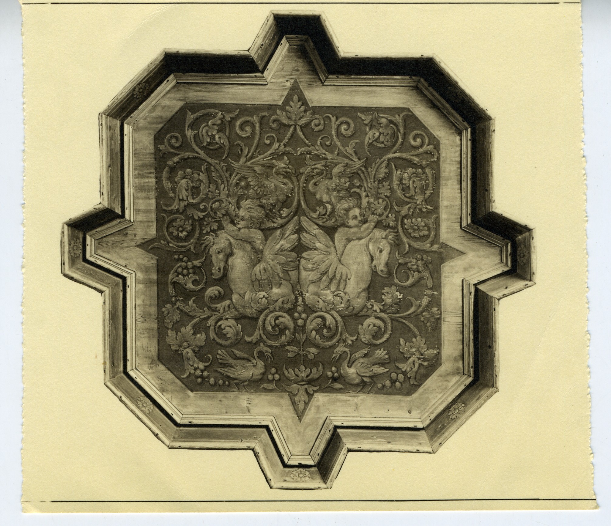 soffitto/formella (positivo) di anonimo (prima metà XX)