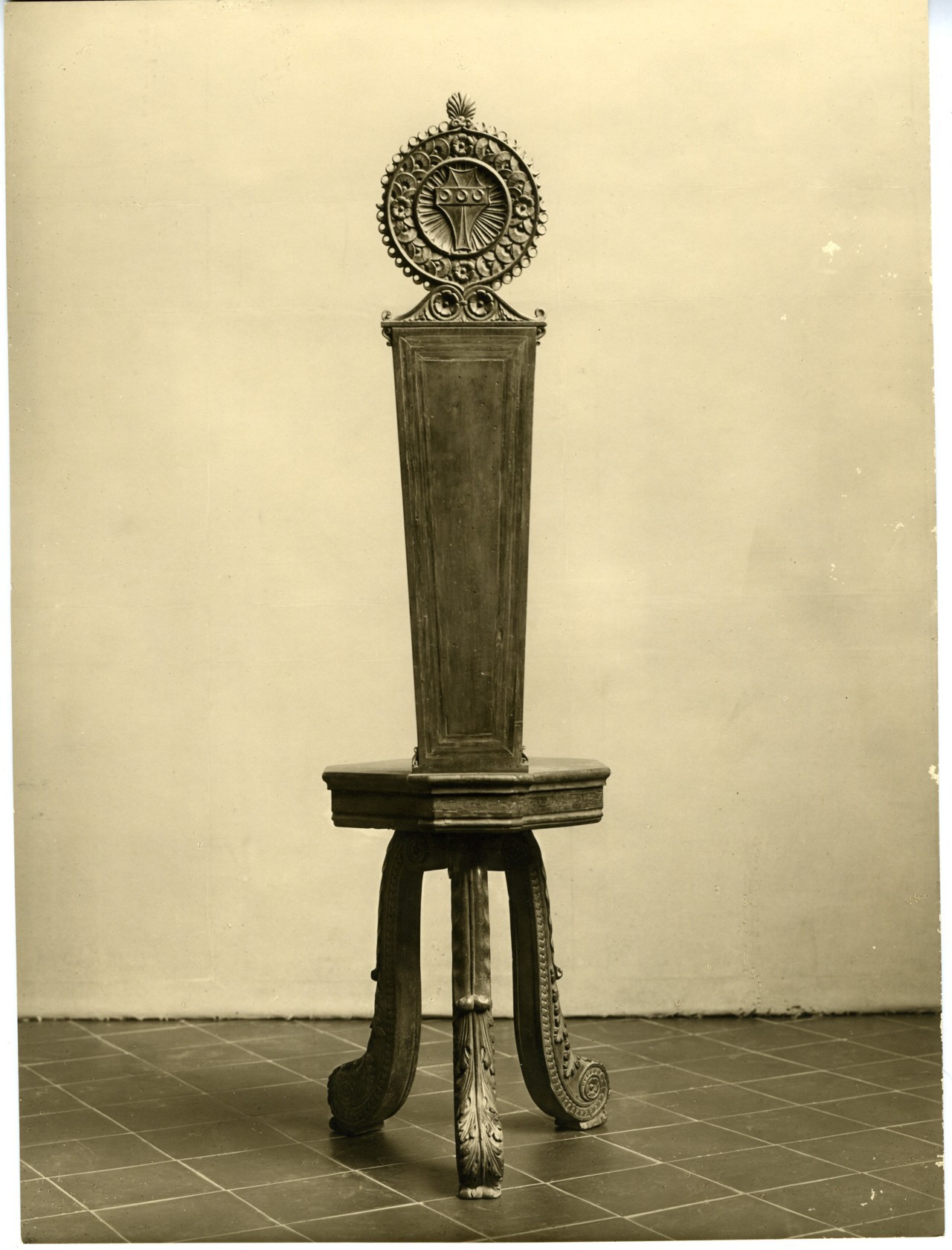 sgabello (positivo) di anonimo - manifattura toscana sec. XIX (prima metà XX)