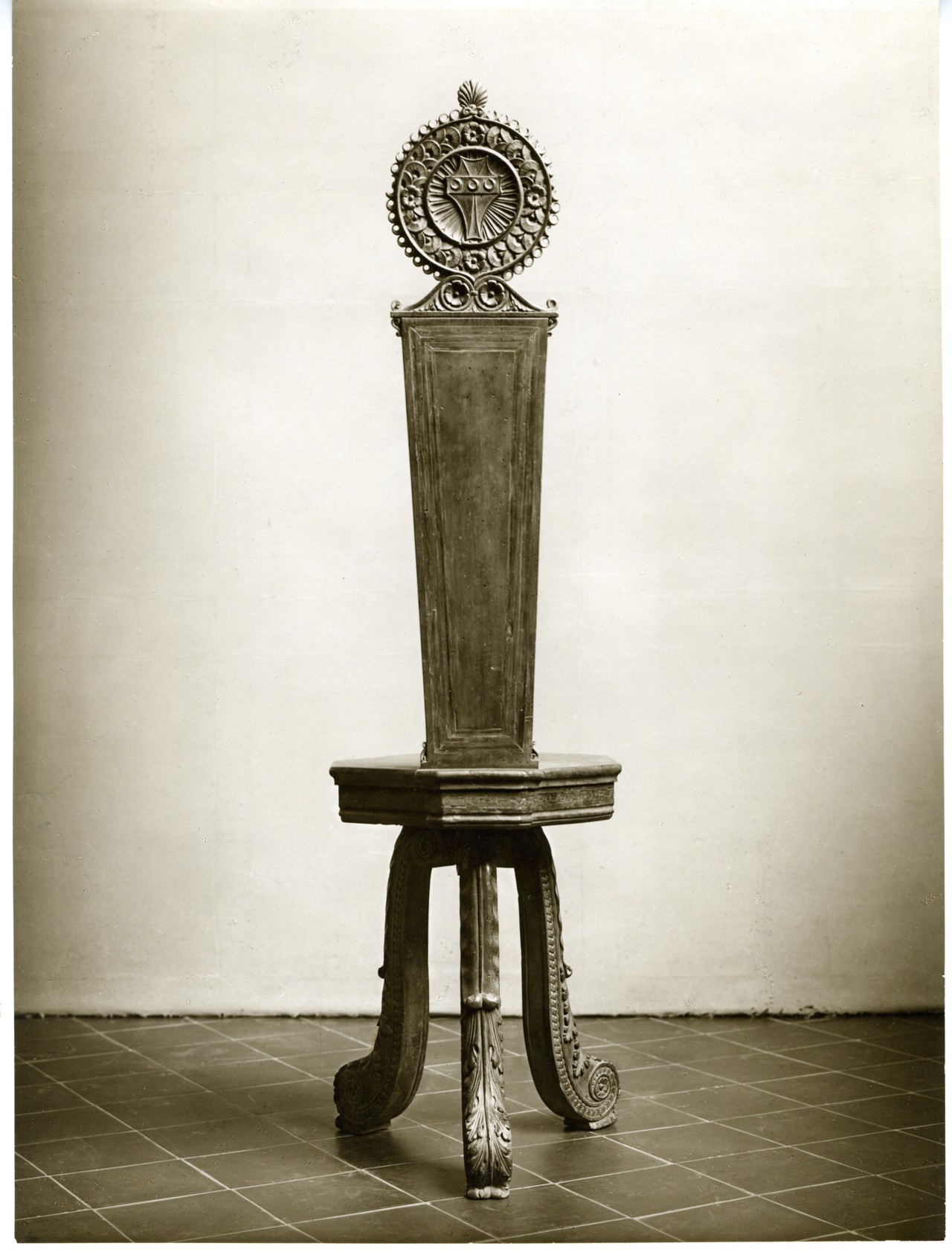 sgabello (positivo) di anonimo - manifattura toscana sec. XIX (prima metà XX)