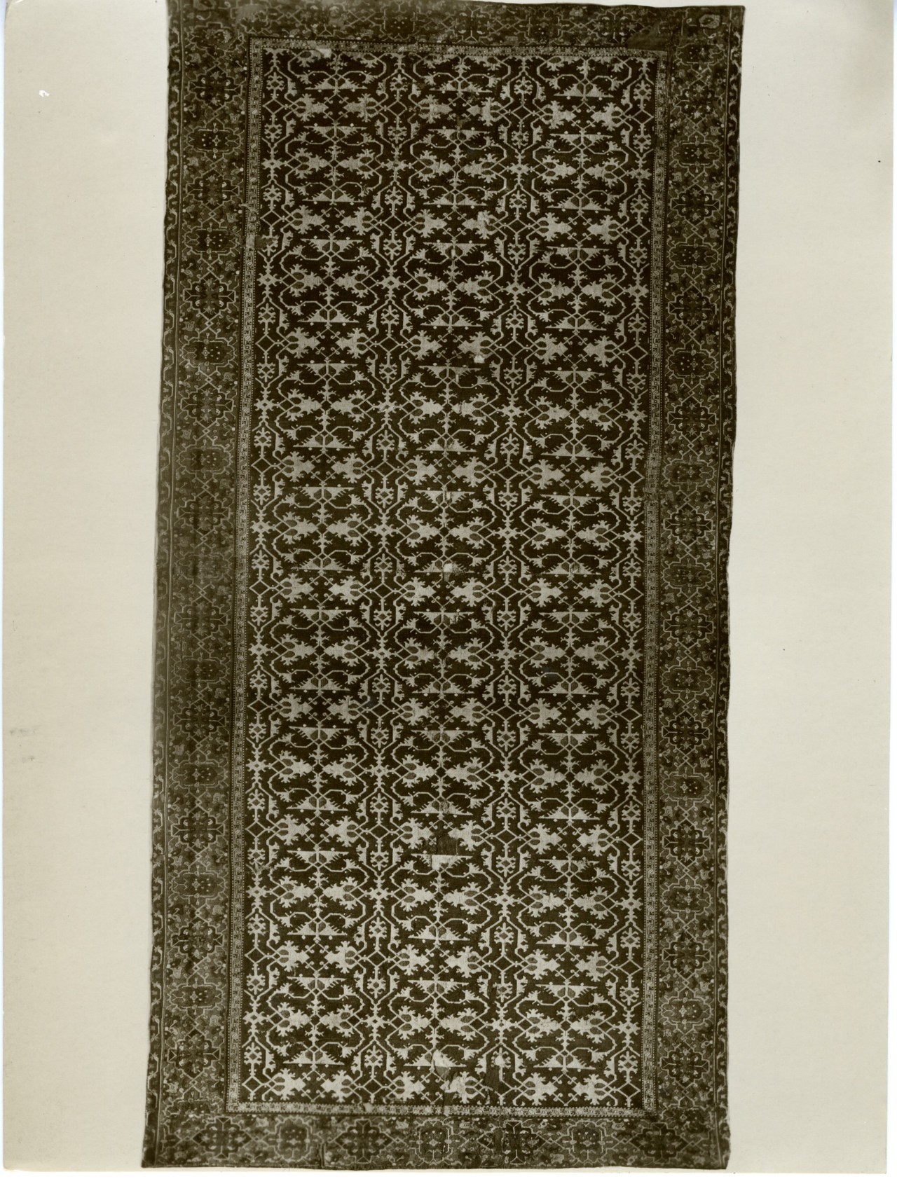 tappeto turco (positivo) di anonimo (prima metà XX)