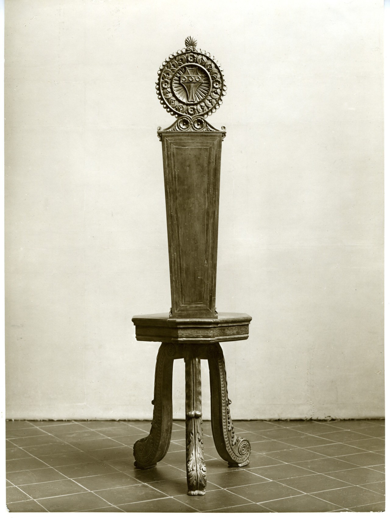 sgabello (positivo) di anonimo - manifattura toscana sec. XIX (prima metà XX)