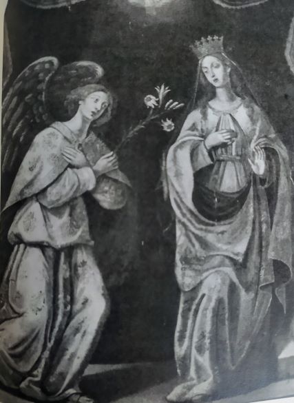 Annunciazione, quadro delle statue dell' Annunziata (pala d'altare - dipinto, opera isolata) di Platania Giacinto (attribuito) - ambito siciliano (seconda metà XVII)