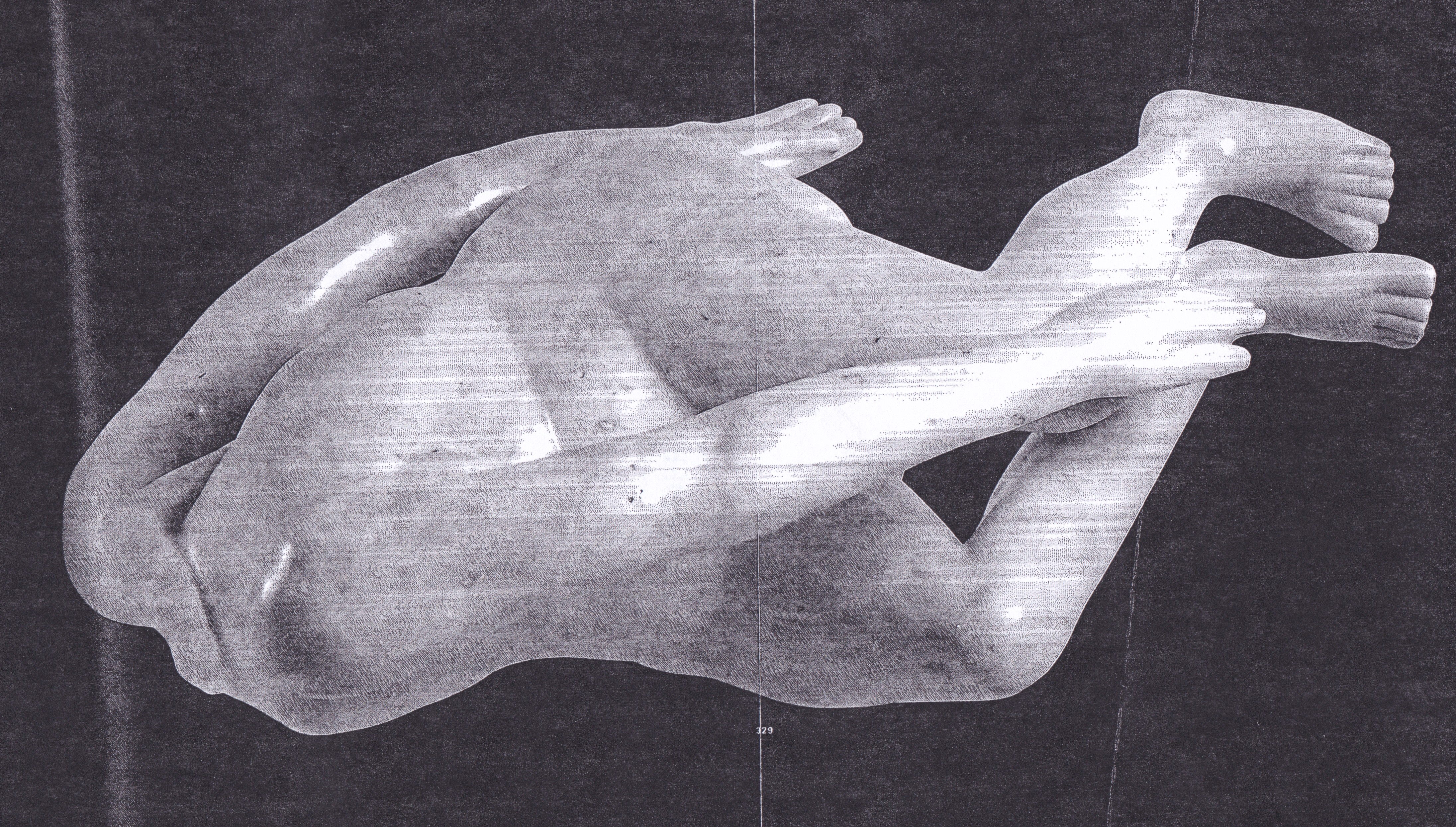 Donna che nuota sott'acqua, figura femminile che nuota (scultura) di Martini Arturo (XX)