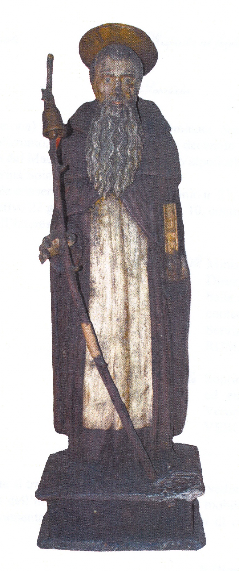 Sant'Antonio Abate, Sant'Antonio Abate (scultura) di Maestro di San Giorgio di Valpolicella (inizio XVI)