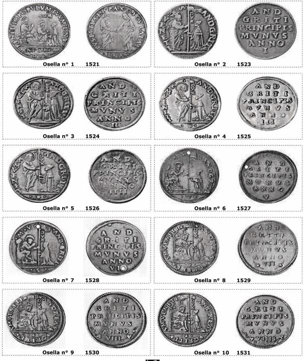 Collezione delle Oselle veneziane, collezione (raccolta - numismatica) - ambito veneziano (XVI-XVIII)