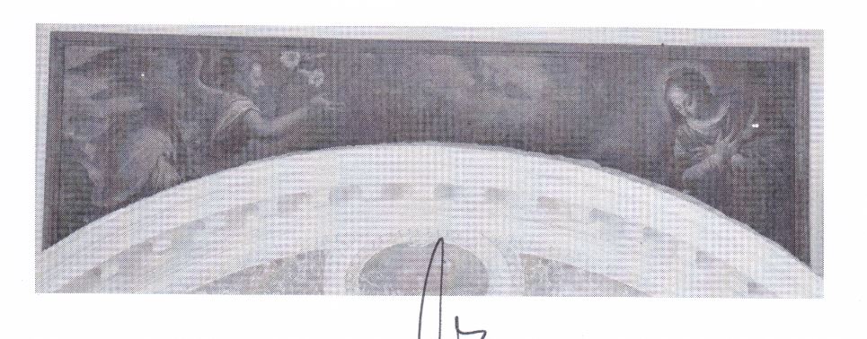 Annunciazione, Storie di San Nicola (dipinto) di Menarola Cristoforo (fine XVII)