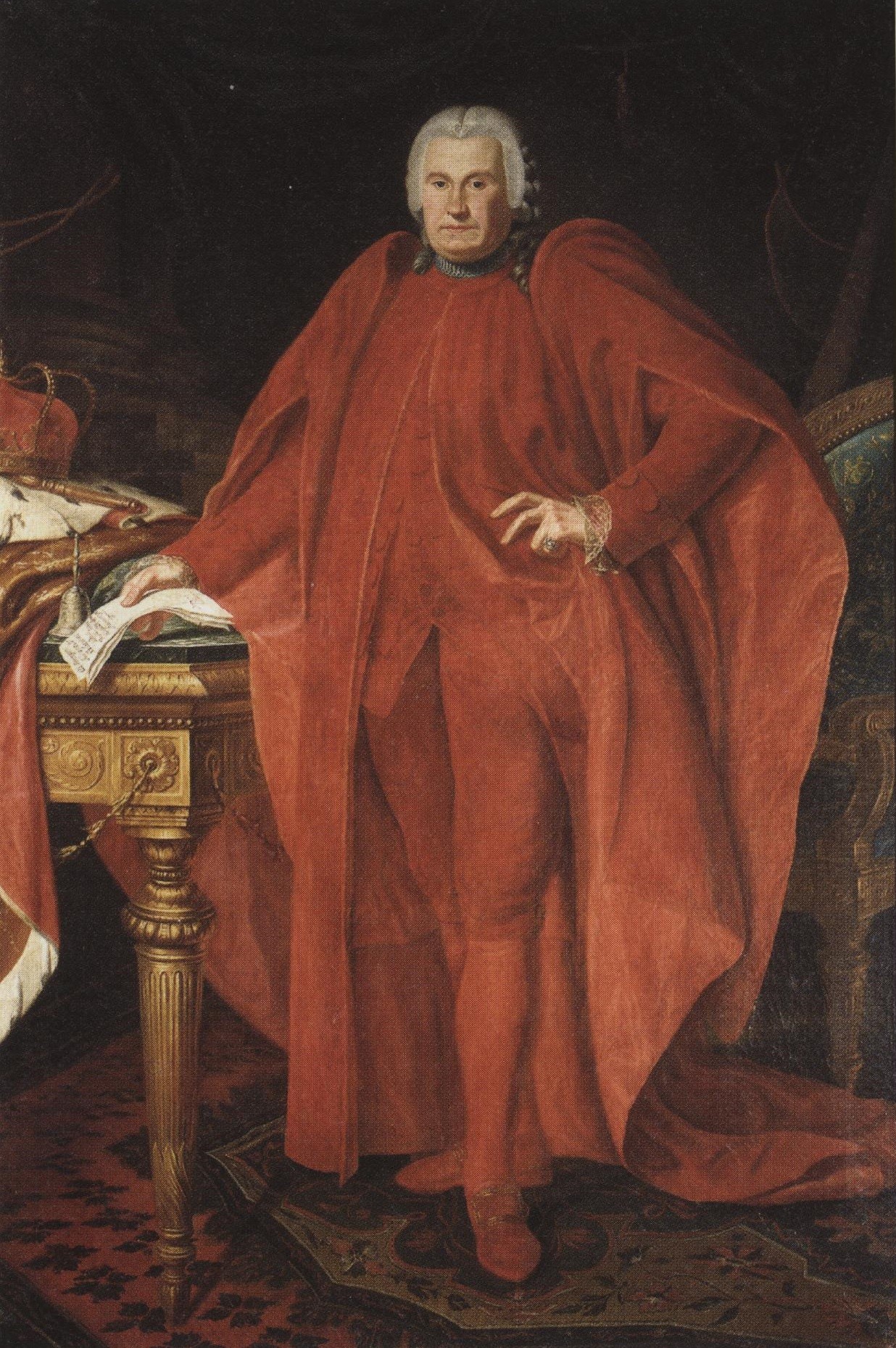 Ritratto del doge Alerame Maria Pallavicino, ritratto (dipinto, opera isolata) di Van Maron Anton (ultimo quarto XVIII)
