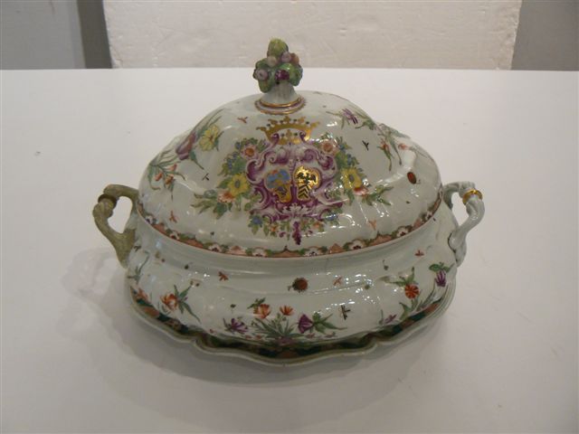 zuppiera, elemento d'insieme di Manifattura Carlo Ginori (metà XVIII)