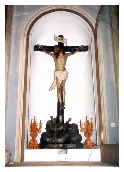 Cristo (crocifisso) di Manzo Giuseppe (bottega) (sec. XIX)