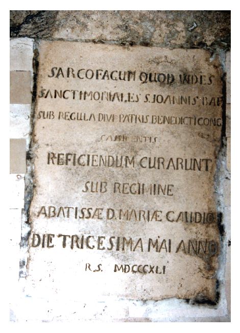 lastra tombale - ambito pugliese (sec. XIX)