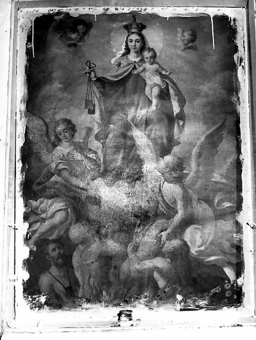 Madonna del Carmelo (dipinto) - ambito barese (sec. XIX)