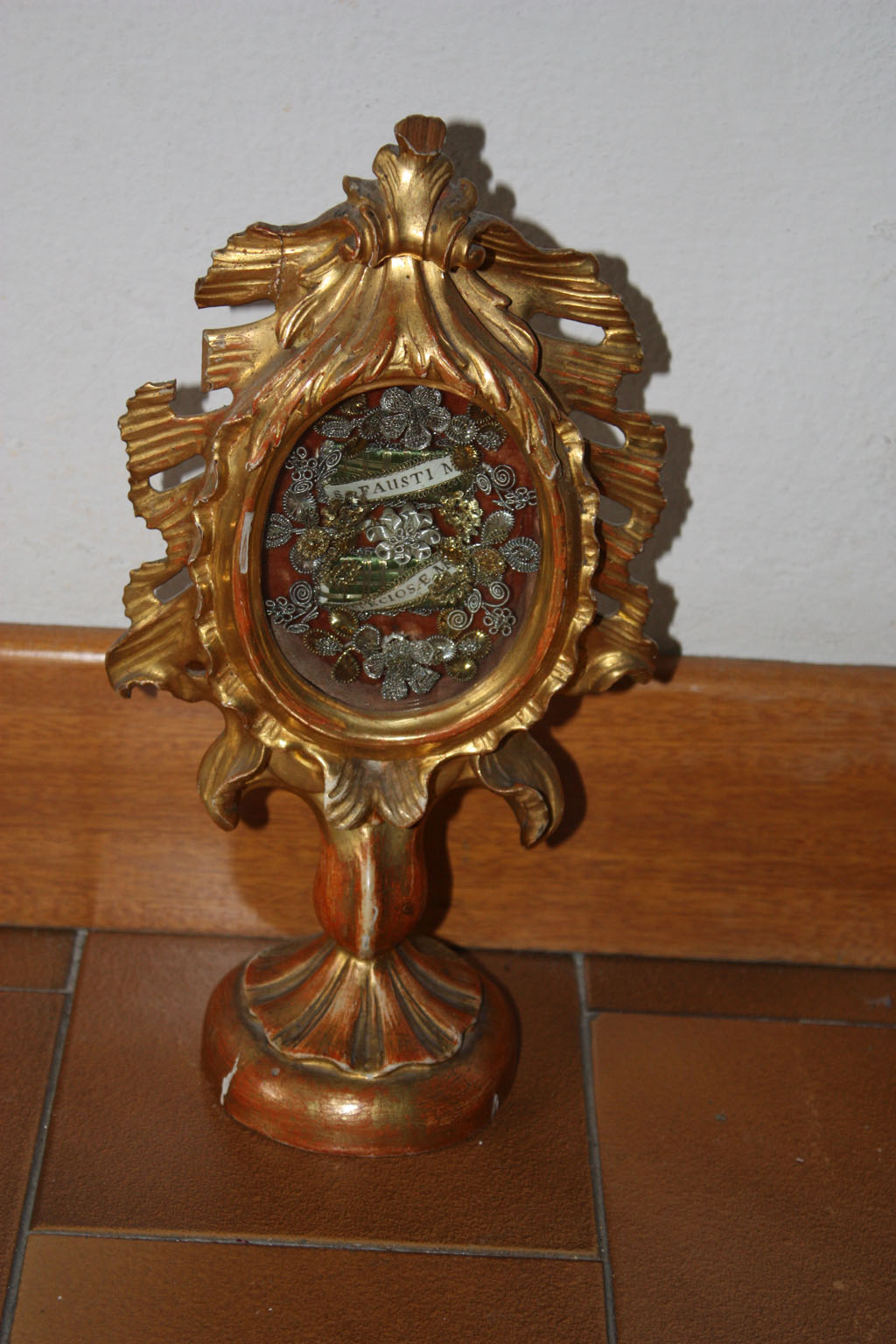 Reliquiario a tabella (reliquiario - a tabella, opera isolata) - bottega goriziana (seconda metà XVIII)