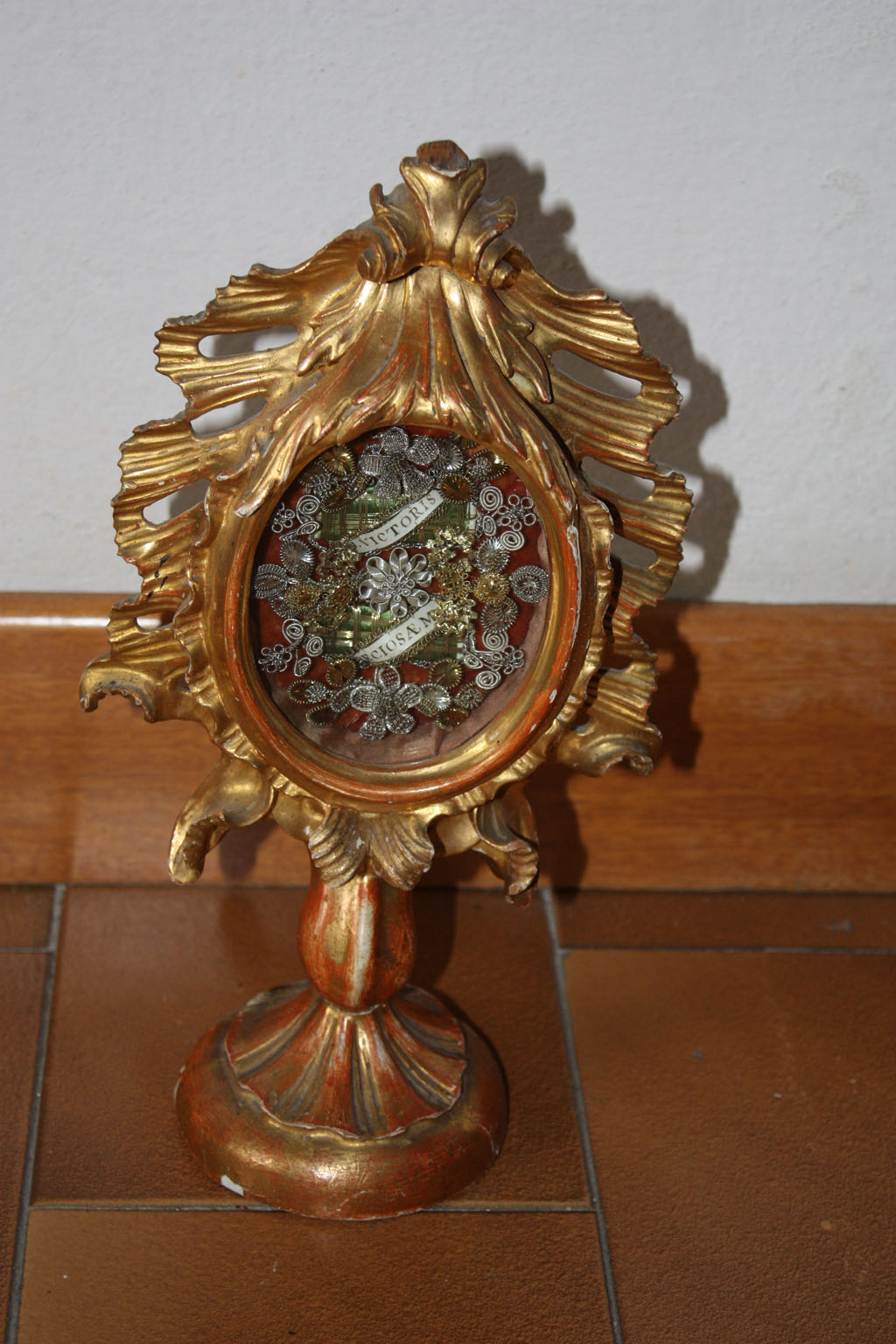 Reliquiario a tabella (reliquiario - a tabella, opera isolata) - bottega goriziana (seconda metà XVIII)