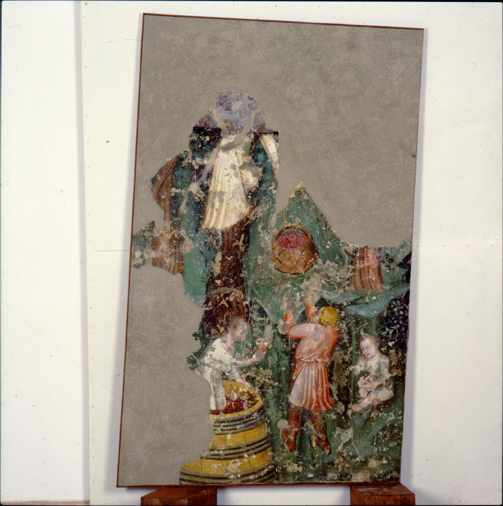 La vendemmia, Vendemmia (affresco, complesso decorativo) - ambito veneto-friulano (seconda metà XIV)