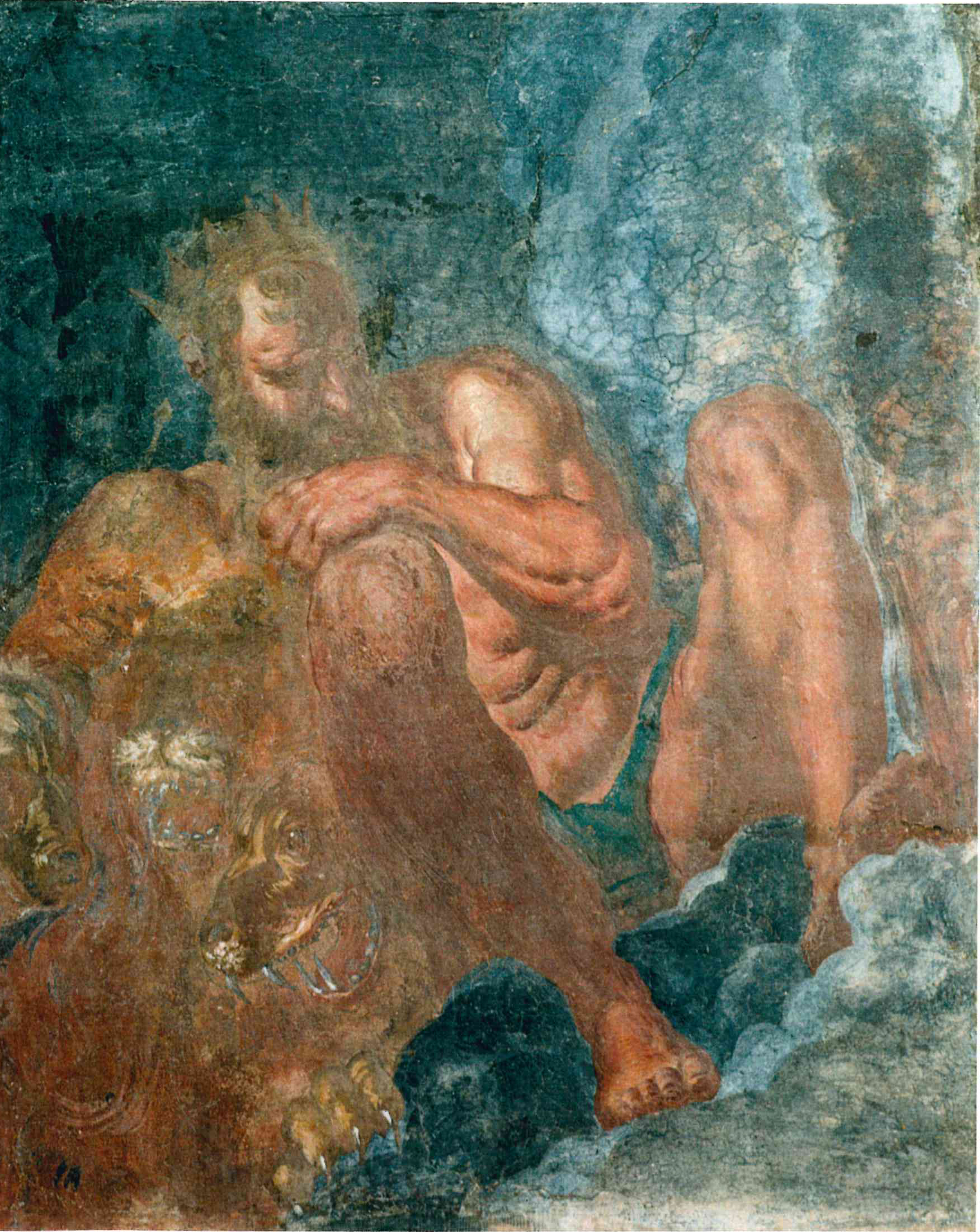 Plutone-Fuoco, Plutone (affresco, frammento) - ambito veneto-friulano (seconda metà XVII)
