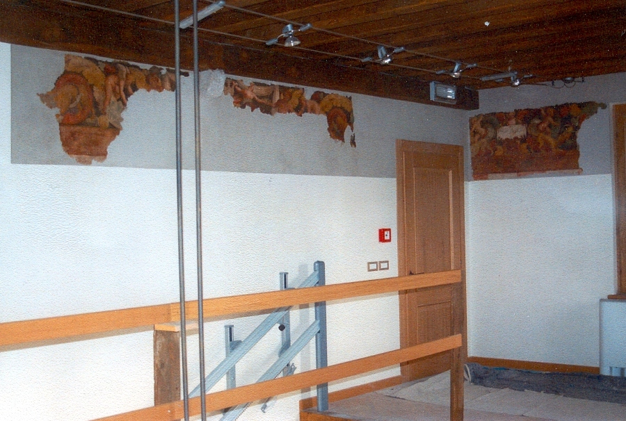 Fregio affrescato (dipinto, complesso decorativo) - ambito friulano (seconda metà XVI)