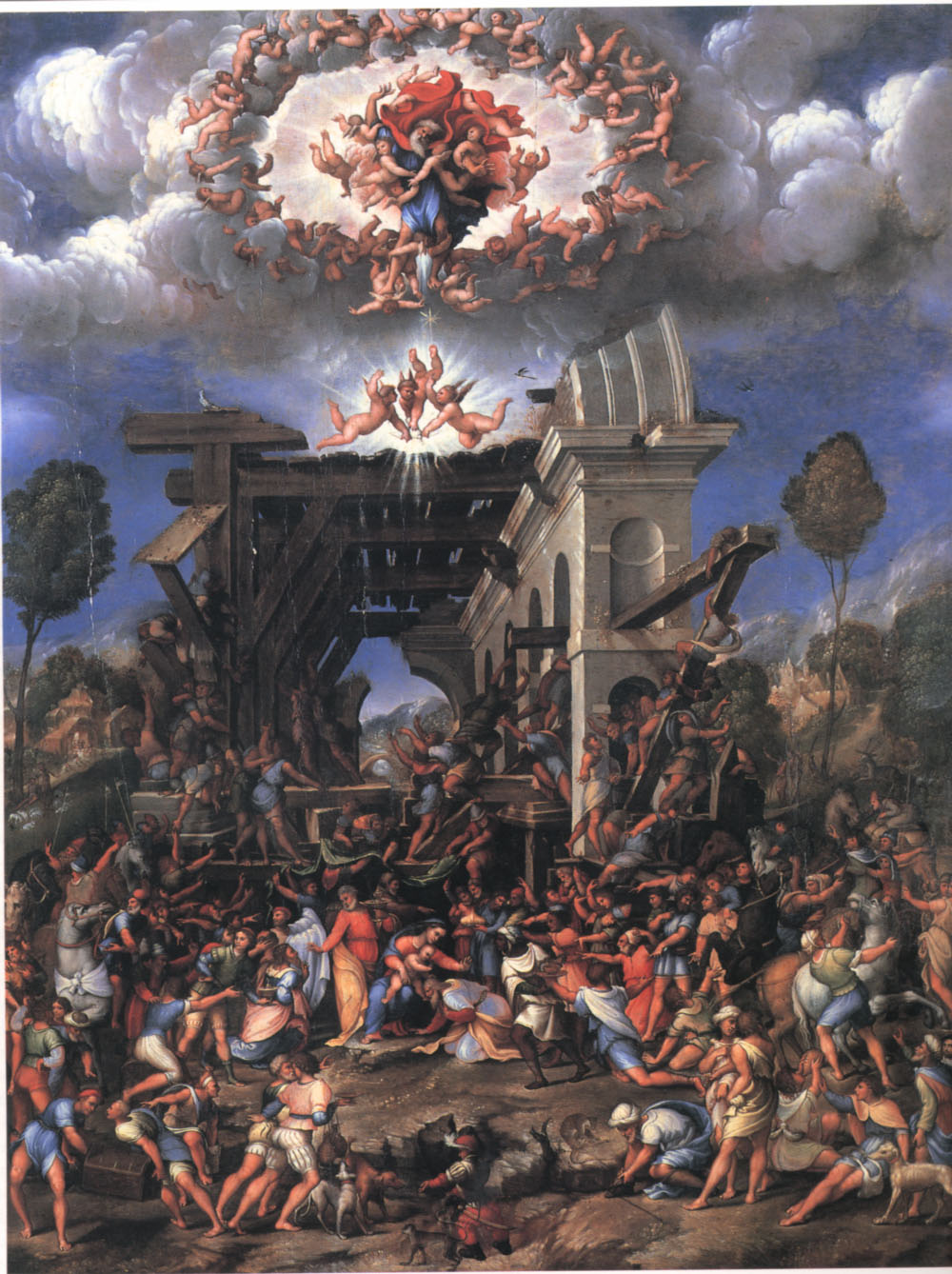 adorazione dei Re Magi (dipinto) di Marchesi Girolamo detto Girolamo da Cotignola (sec. XVI)