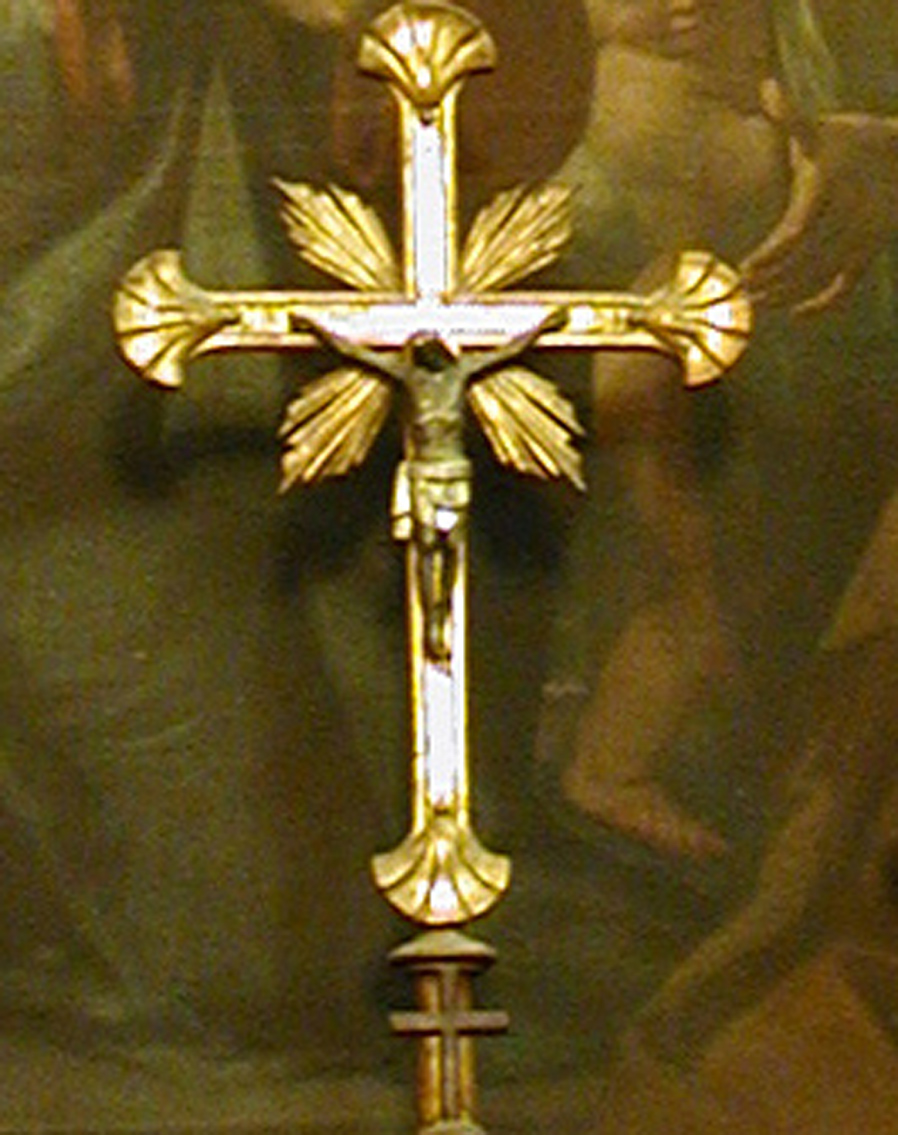 Cristo crocifisso (croce d'altare) - manifattura romagnola (seconda metà sec. XVIII)