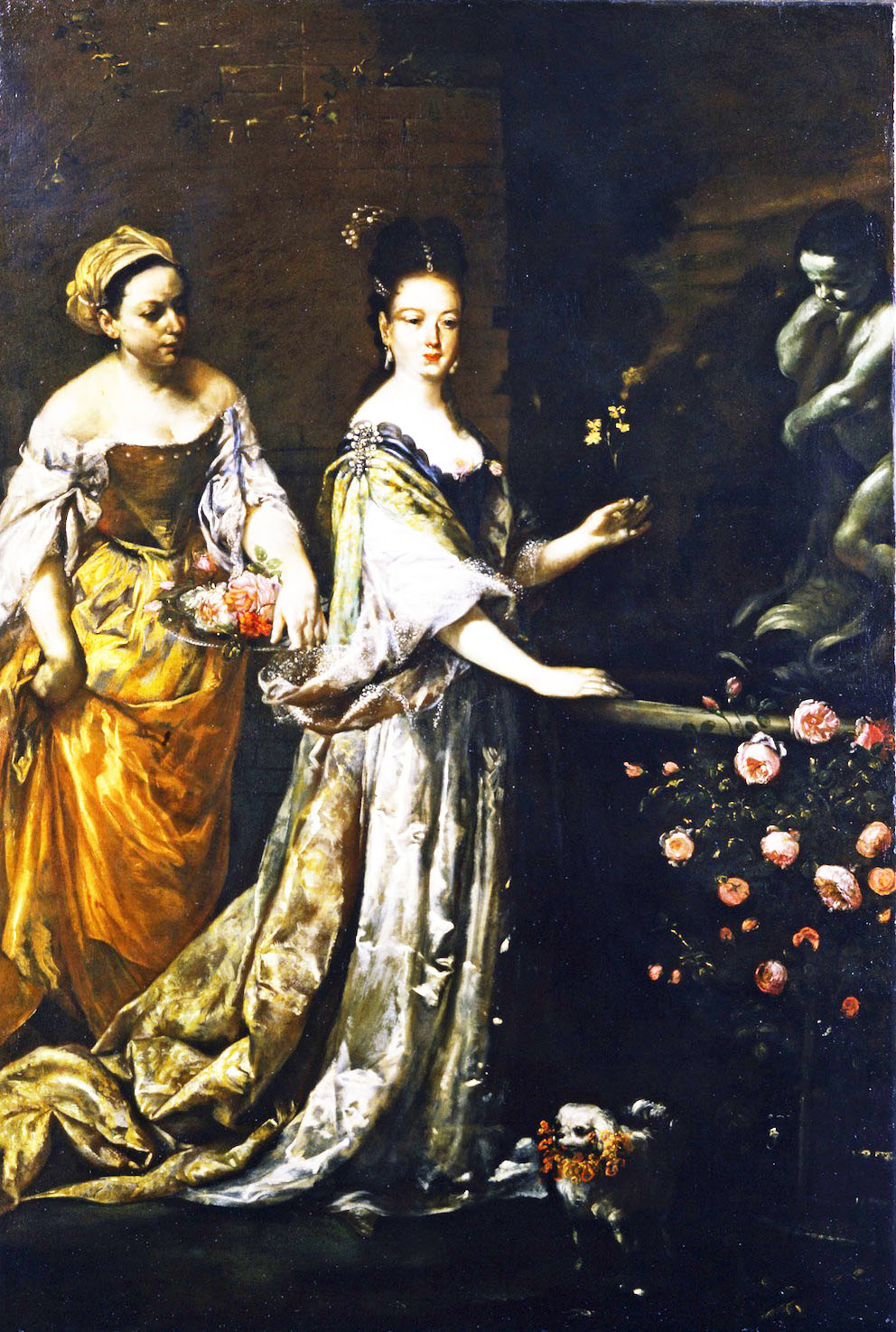 Ritratto della contessa Virginia Sacchetti Caprara (dipinto) di Crespi Giuseppe Maria detto Spagnoletto (attribuito) (fine Sec. XVII)