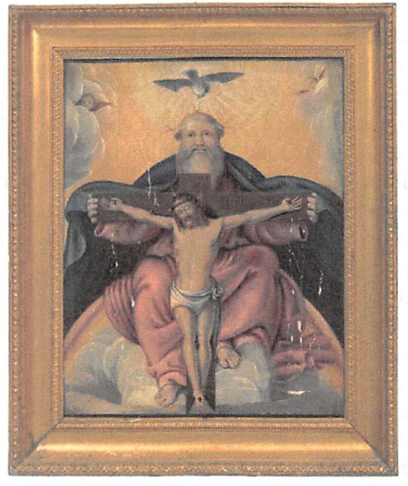 La Santa Trinità (dipinto) di Agostino Facheris da Caversegno (attribuito) (prima metà Sec. XVII)