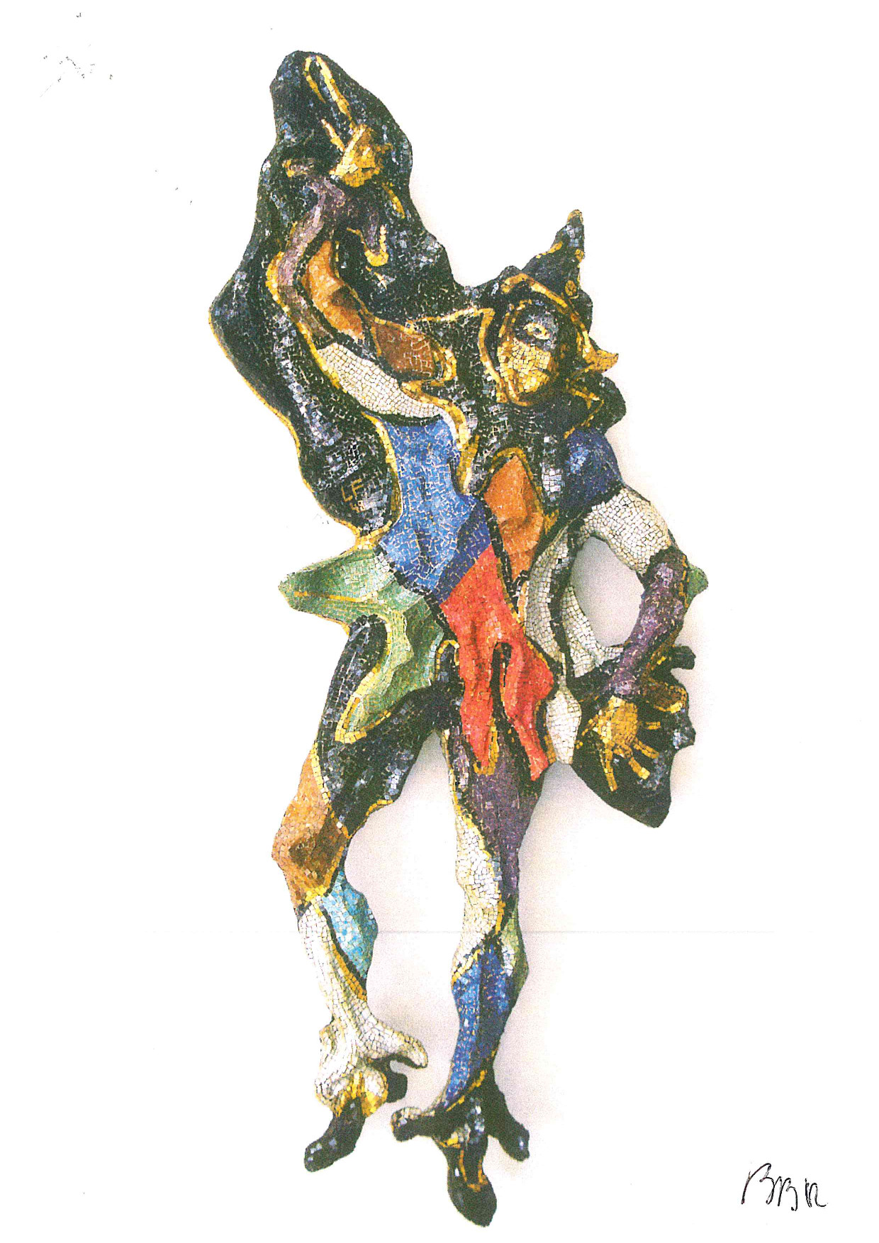 Arlecchino, Arlecchino (assemblaggio) di Fontana, Lucio (XX)