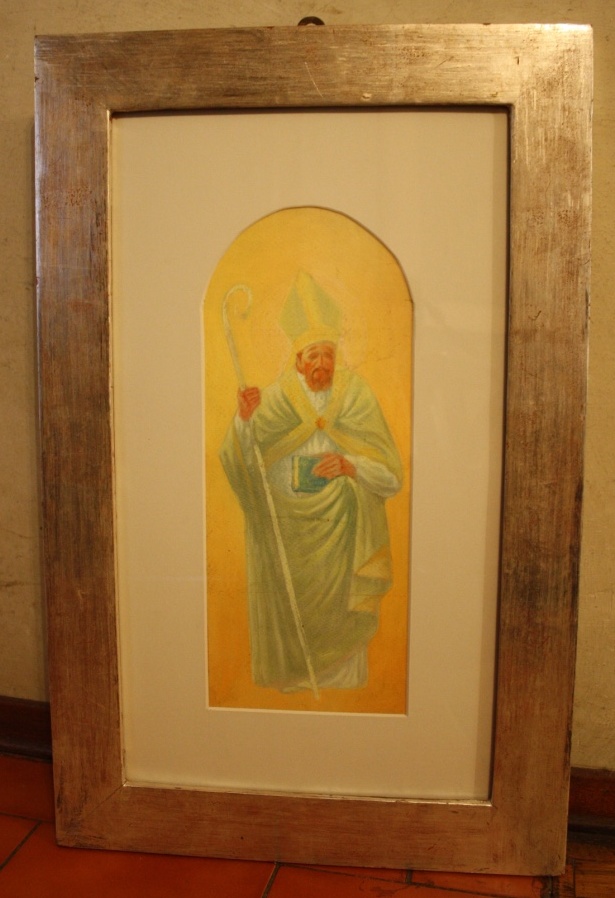 Ritratto di vescovo S. Anselmo, ritratto (dipinto) di Semeghini Pio (XX)