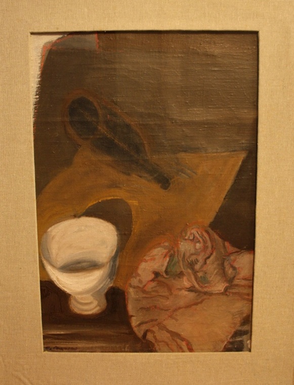 Natura morta, natura morta (dipinto) di Marini Oreste (XX)