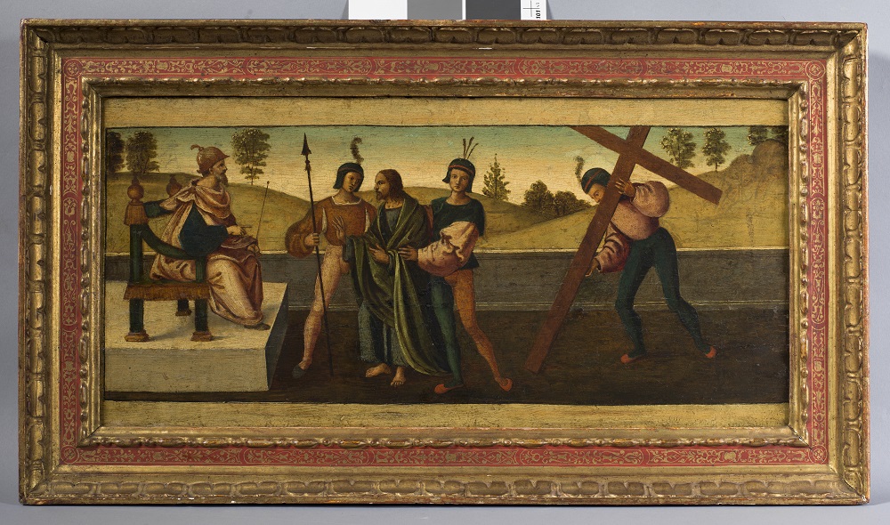 Cristo davanti a Pilato (dipinto) - ambito umbro-laziale (fine XV)