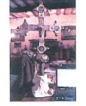 croce processionale - bottega toscana (XIV-XV)