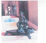 satiressa e satiro (calamaio) di Calzetta Severo detto Severo da Ravenna (bottega) (primo quarto XVI)