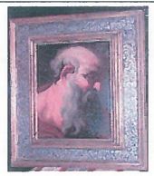 testa di vecchio (dipinto) di Rotari Pietro Antonio (maniera) (metà XVIII)