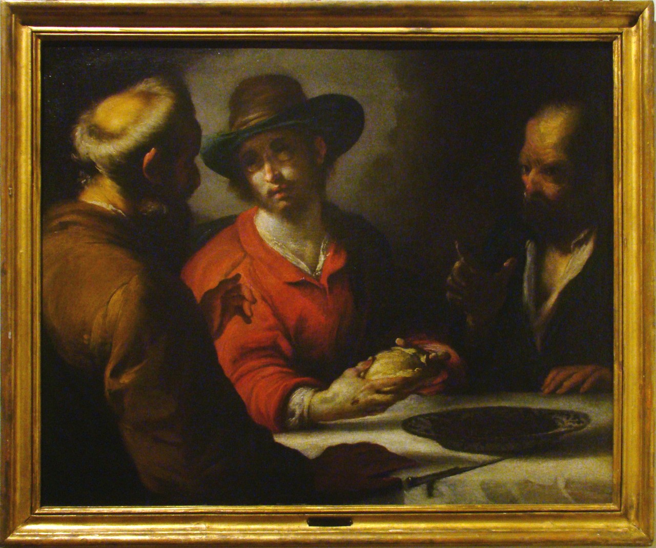 Cena in Emmaus (dipinto) di Strozzi Bernardo (secondo quarto XVII)